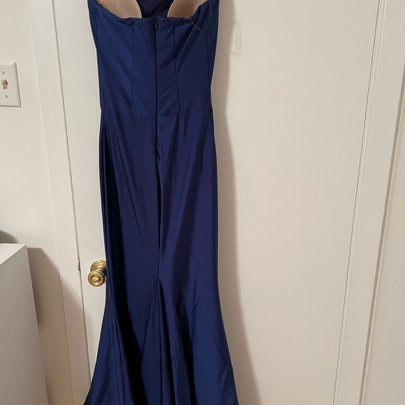 Jessica Angel Navy Prom Dress - Picture 3 of 5
